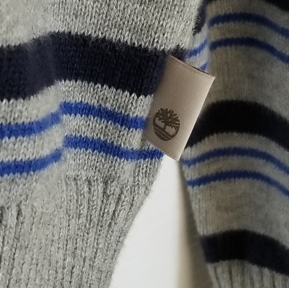 Timberland 100% Cotton V-Neck Sweater - Picture 5 of 8
